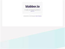 Tablet Screenshot of blabber.io